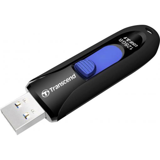 Transcend JetFlash® 790 USB flash disk 128 GB černá, modrá TS128GJF790K USB 3.1