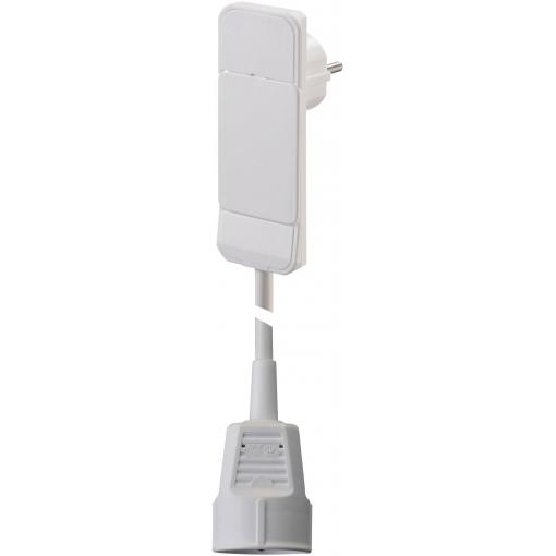 NVB 104554 napájecí prodlužovací kabel, bílá, 1.60 m