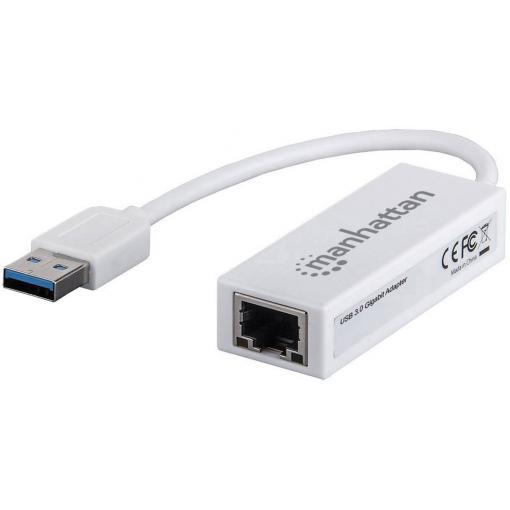 Manhattan Gigabit Ethernet Adapter síťový adaptér 1 GBit/s USB 3.2 (Gen 1x1)