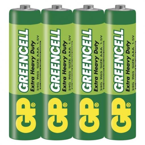 Baterie GP Greencell R03 (AAA), 1,5 V, balení 40 ks