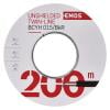 Dvojlinka BCYH 015/BkR 2×0,15 mm², černá/červená, 200 m