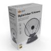 Pokojová anténa Solight HP04, DVB-T2/FM/DAB, 36 dB, 23 cm