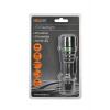 Svítilna Solight kovová s LED 3W CREE, fokus, černá, 3× AAA - WL09