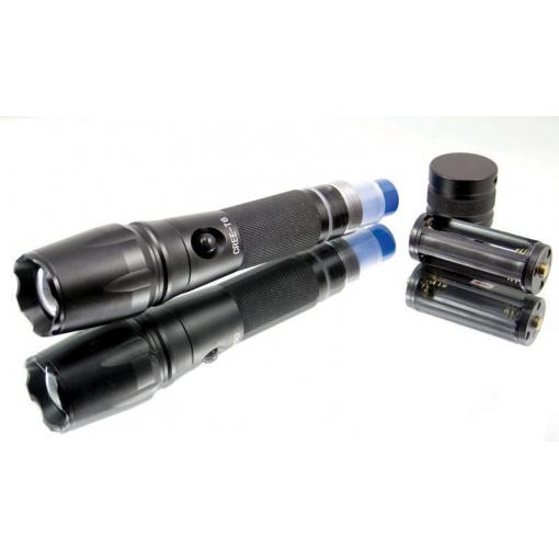 Solight profesionální nabíjecí LED svítilna, T6 XML Cree LED, 600lm, Li-Ion  - WN13