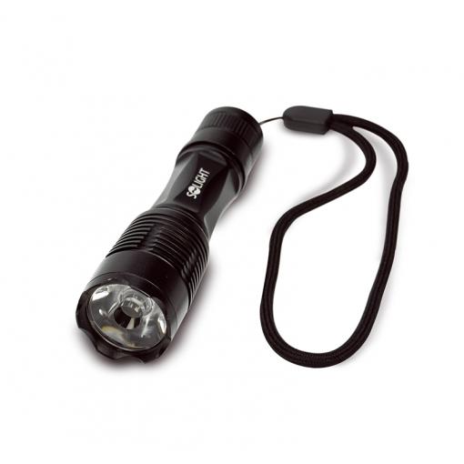 Svítilna Solight kovová WL17, 1 W LED, černá, 1× AA