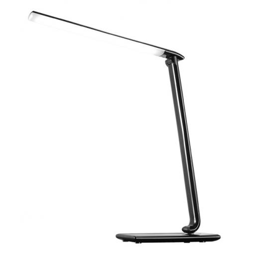 LED stolní lampička Solight WO37-B, 12 W, stmívatelná, USB, černá