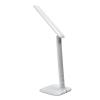 Solight LED stmívatelná stolní lampička s displejem, 6W, volba teploty světla, bílý lesk - WO43