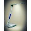 Solight LED stmívatelná stolní lampička s displejem, 6W, volba teploty světla, bílý lesk - WO43