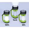 Solight LED svítilna nabíjecí s lucernou, 3W Cree, 168lm + 200lm, zeleno-černá - WN27