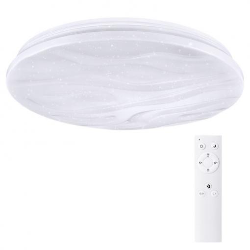 Solight LED stropní světlo Wave, 60W, 4200lm, stmívatelné, změna chromatičnosti, dálkové ovládání - WO735