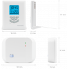 SALUS T105RF - Bezdrátový programovatelný termostat