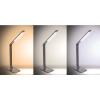Solight LED stmívatelná lampička s bezdrátovým nabíjením, 10W, změna chromatičnosti, šedá - WO55-G