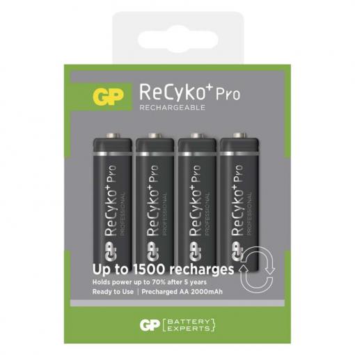 Nabíjecí baterie GP Recyko+Pro Prof. 2000 mAh HR6 AA, krabička