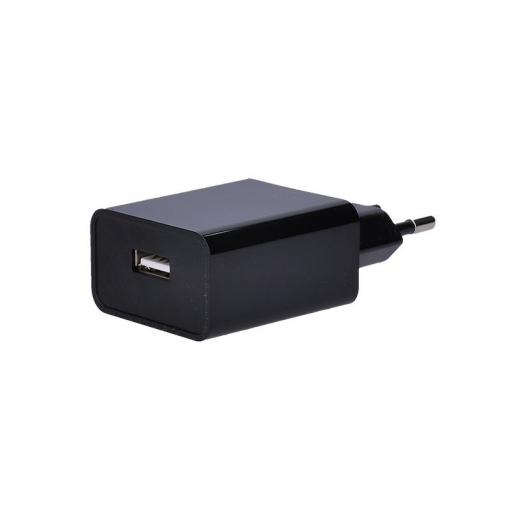 Solight USB nabíjecí adaptér, 1x USB, 2400mA, AC 230V, černý - DC47