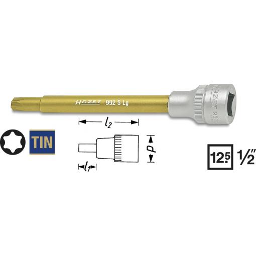Hazet nástrčný klíč , 1/2, 992SLG-T30