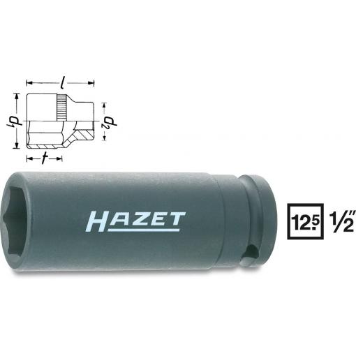 Hazet rázový nástrčný klíč, 1/2, 900SLG-19