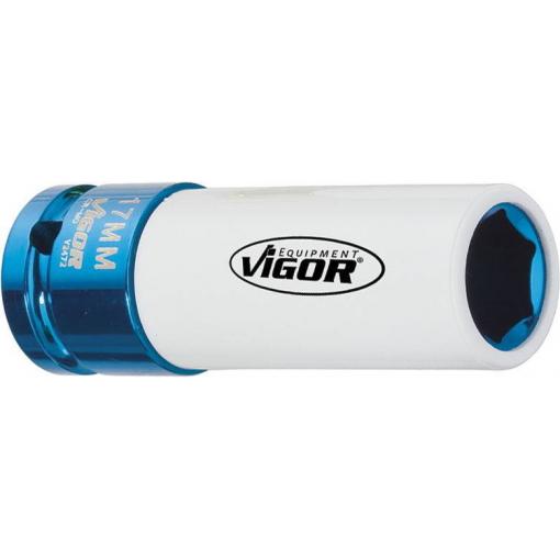 Vigor V2472 vnější šestihran rázový nástrčný klíč 17 mm 1/2