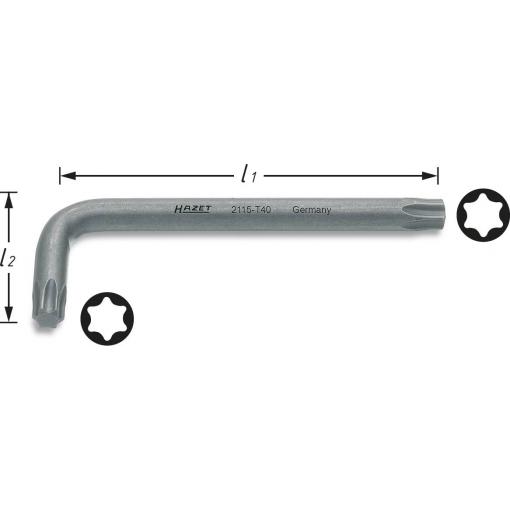 Hazet TORX klíč T 8