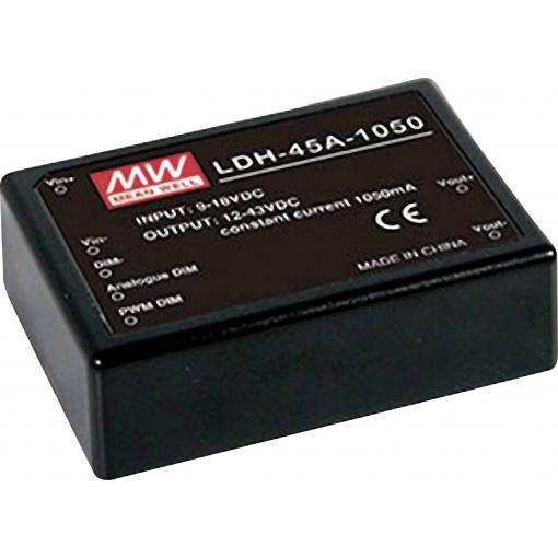 MEAN WELL LDH-45A-1050W DC/DC měnič napětí do DPS 45.15 W Počet výstupů: 1 x Obsah 1 ks