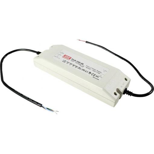 MEAN WELL PLN-100-48 LED driver, napájecí zdroj pro LED konstantní napětí, konstantní proud 96 W 2 A 36 - 48 V/DC PFC spínací obvod , ochrana proti přepětí ,