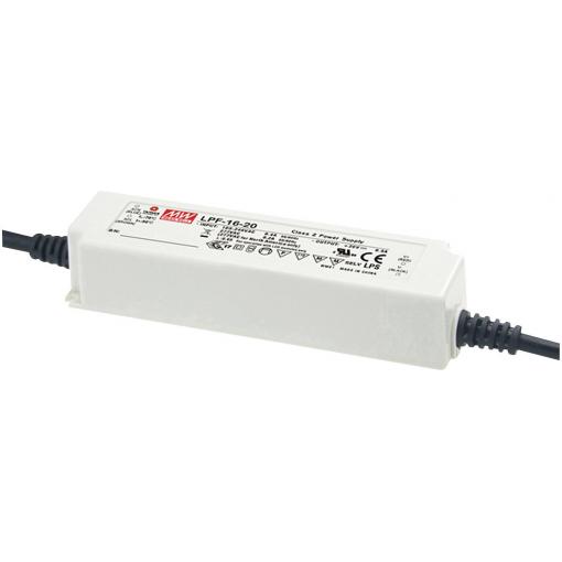 MEAN WELL LPF-16D-12 LED driver, napájecí zdroj pro LED konstantní napětí, konstantní proud 16.08 W 1.34 A 6.6 - 12 V/DC stmívatelný, PFC spínací obvod ,