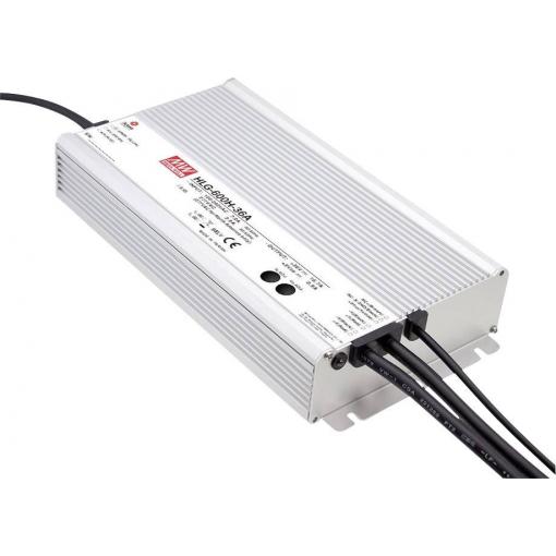 MEAN WELL HLG-600H-36A LED driver, napájecí zdroj pro LED konstantní napětí, konstantní proud 601 W 16.7 A 36 V/DC PFC spínací obvod , ochrana proti přepětí ,