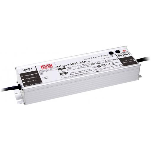 MEAN WELL HLG-100H-36A LED driver, napájecí zdroj pro LED konstantní napětí, konstantní proud 95 W 2.65 A 36 V/DC PFC spínací obvod , ochrana proti přepětí ,