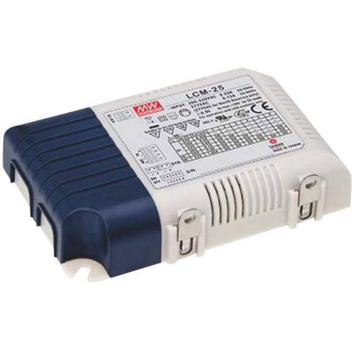 MEAN WELL LCM-25DA LED driver konstantní proud 25 W 0.35 - 1.05 A 6 - 54 V/DC stmívatelný, PFC spínací obvod , ochrana proti přepětí 1 ks