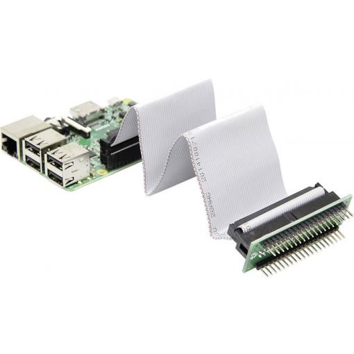 Joy-it RB-CON+01 GPIO kabel Raspberry Pi® [40x GPIO zásuvka - 40x GPIO zásuvka, GPIO zástrčka] 15.00 cm šedá