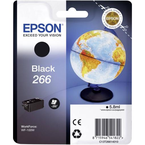 Epson Ink 266 originál černá C13T26614010