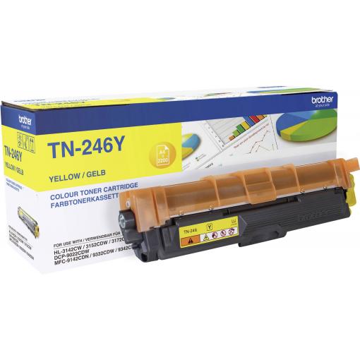 Brother náplň do tiskárny TN-246Y TN-246 Y originál žlutá 2200 Seiten