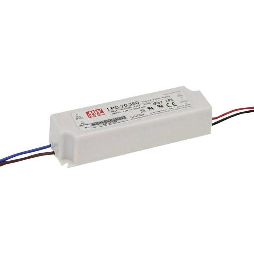 MEAN WELL LPC-20-700 LED driver konstantní proud 21 W 0.7 A 9 - 30 V/DC bez možnosti stmívání, ochrana proti přepětí 1 ks