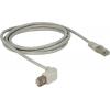 Delock 83516 RJ45 síťové kabely, propojovací kabely CAT 5e S/FTP 2.00 m šedá 1 ks