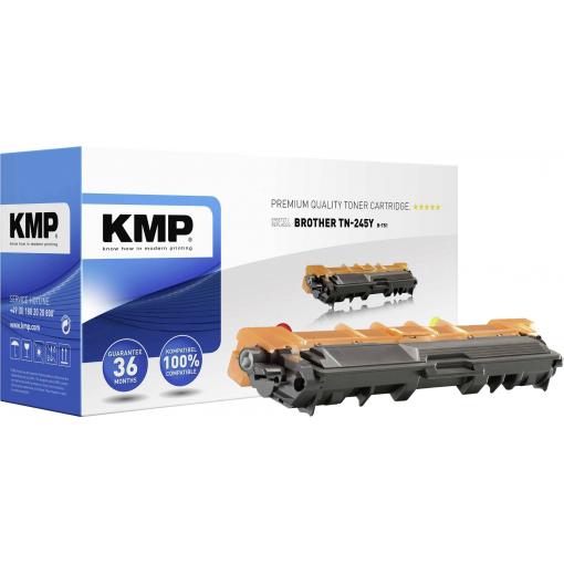 KMP náplň do tiskárny náhradní Brother TN-245Y, TN245Y kompatibilní žlutá 2200 Seiten B-T51
