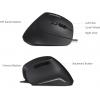 Perixx Vertikal Perimice-515 II optická ergonomická myš, přenos USB, 6 tlačítko, 1600 dpi, černá