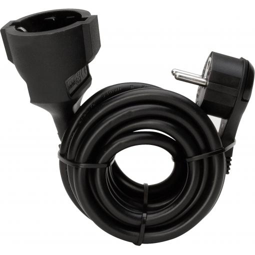 Kopp 143705086 napájecí prodlužovací kabel, černá, 5.00 m