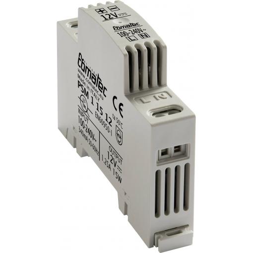Comatec PSM1/15.12 síťový zdroj na DIN lištu 12 V/DC 1.25 A 15 W Obsah 1 ks