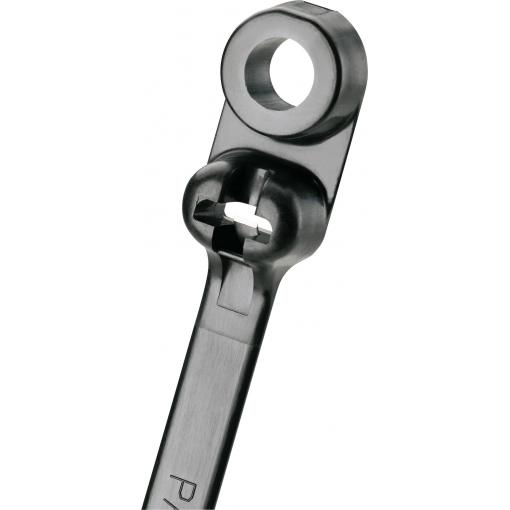 Panduit BC2S-S10-C0, BC2S-S10-C0, stahovací pásky, 4.70 mm, 216 mm, černá, s upevňovacím očkem, 1 ks