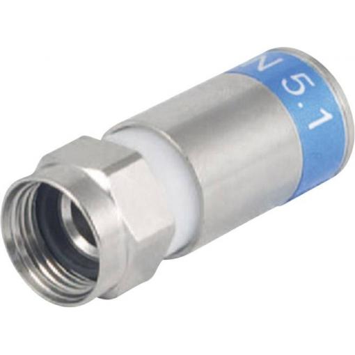Kompresní F zástrčka EMK 12 Průměr lanka: 7 mm