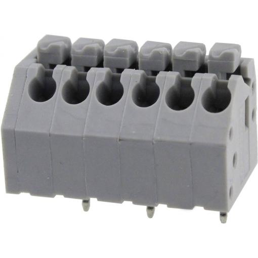 Degson DG250-3.5-12P-11-00AH-1 pružinová svorkovnice 0.82 mm² Pólů 12 šedá 1 ks