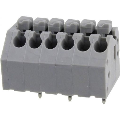 Degson DG250-3.5-05P-11-01AH-1 pružinová svorkovnice 0.82 mm² Pólů 5 šedá 1 ks