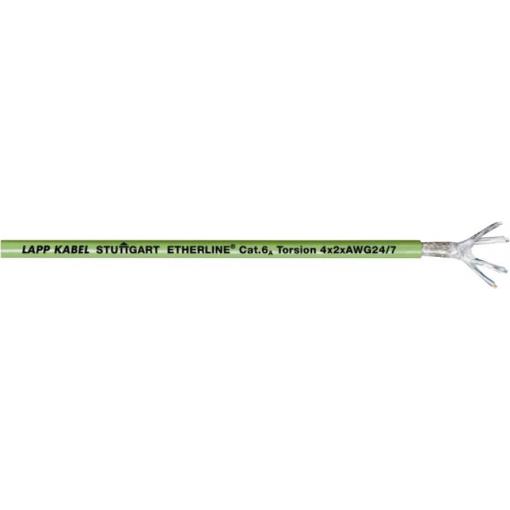 ethernetový síťový kabel LAPP ETHERLINE TORSION Y CAT6A 4X2XAWG24/7, S/UTP, 2 x 2 x 0.2 mm², zelená, 100 m