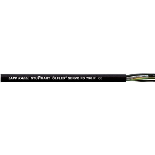 LAPP ÖLFLEX® SERVO FD 796 P 25329/50 servo kabel 4 G 4 mm² + 2 x 1 mm², 50 m, černá