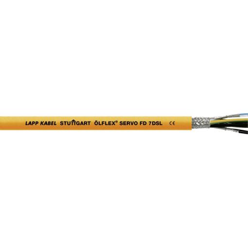 LAPP ÖLFLEX® SERVO FD 7DSL 1023279/500 servo kabel 4 G 2.5 mm² + 2 x 1 mm², 500 m, oranžová
