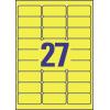 Avery-Zweckform L6105-20 etikety 63.5 x 29.6 mm poylesterová fólie žlutá 540 ks permanentní  univerzální etikety, etikety odolné proti vlivům počasí