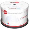 Primeon 2761109 CD-R 80 700 MB 50 ks vřeteno s potiskem, povrch s vysokým leskem, vodotěsný, odolné vůči otěru