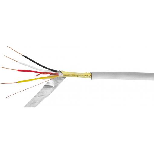 VOKA Kabelwerk JYSTY4X2X08 telefonní kabel J-Y(ST)Y 4 x 2 x 0.8 mm štěrkově šedá (RAL 7032) 100 m