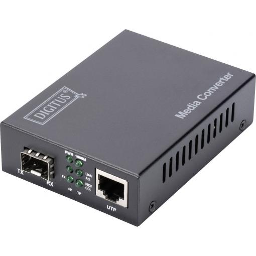 Digitus DN-82130 LAN, SFP síťový prvek media converter 1 GBit/s