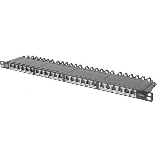 Digitus DN-91624S-SL-EA 24 portů síťový patch panel 483 mm (19) CAT 6A 0.5 U vícebarevná