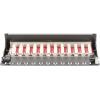 Digitus DN-91612SD-EA 12 portů síťový patch box CAT 6A 1 U černá (RAL 9005) osazený